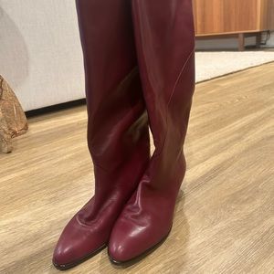 Vintage Red Maserati Boots